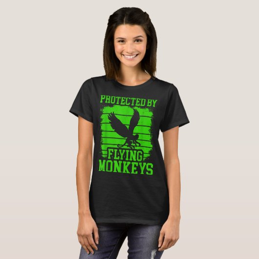 T-shirt Witch Get My Flying Monkeys (Devant entier)