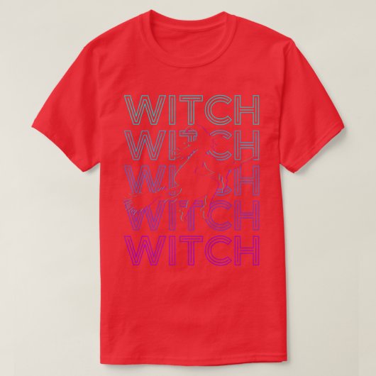 T-shirt Witch Retro (Design devant)