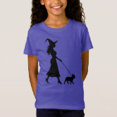 T-Shirt Witch Walking Frenchie (Devant)