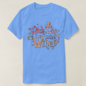 T-shirt Witch Way To The Wine, Funny Halloween, Funny Wine (Design devant)