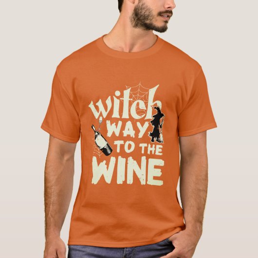 T-shirt Witch Wine (Devant)