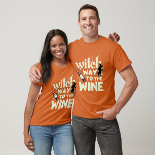 T-shirt Witch Wine