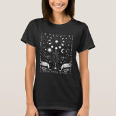 T-shirt Witchcraft Celestin Sun Moon Witchy Wiccan Magick (Devant)