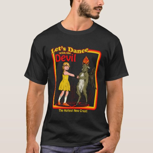 T-shirt Witchcraft Dansons Avec Le Diable Baphomet Sat (Devant)