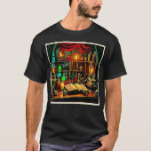 T-shirt Witch's Altar Mystical Night Brew Design (Devant)