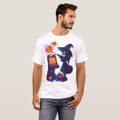 T-shirt Witch's Arcade Night (Devant entier)