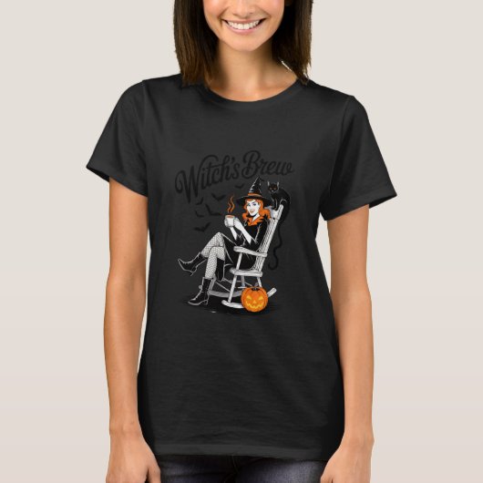 T-shirt Witch's Brew Halloween Magic Charm (Devant)
