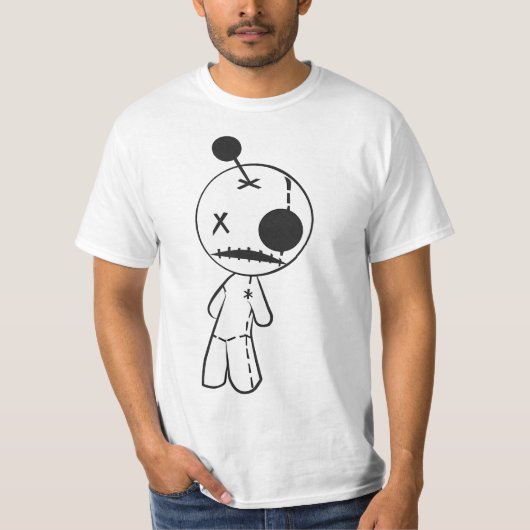 T-shirt Witchy Goth , Voodoo Doll For Teens (Devant)
