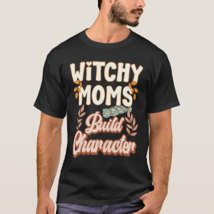 T-shirt Witchy Moms Générer Caractère Boho Vintage Sorcièr