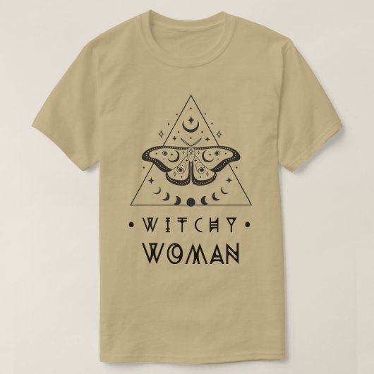 T-shirt Witchy Woman Witch, Wiccan, Pagan Comme ci-dessus  (Design devant)