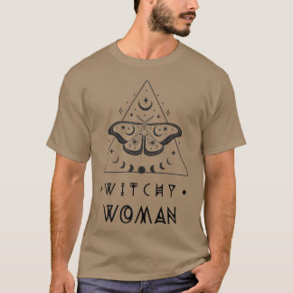 T-shirt Witchy Woman Witch, Wiccan, Pagan Comme ci-dessus 