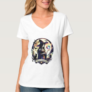 T-shirt "Witchy Wonders" Halloween Crystal Ball Shirt