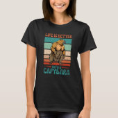 T-shirt With A Capybara  Capybara (Devant)