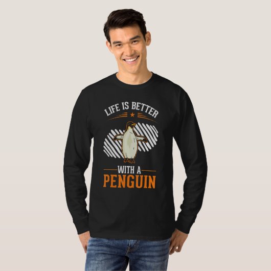 T-shirt with a Penguin 1 (Devant entier)