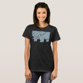 T-shirt With Elephants Cute African Elephant (Devant entier)