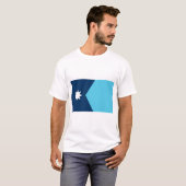 T Shirt with Flag of Minnesota, USA (Voorkant volledig)