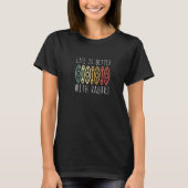 T-shirt with kayaks kayaking and Kayaker  6 (Devant)