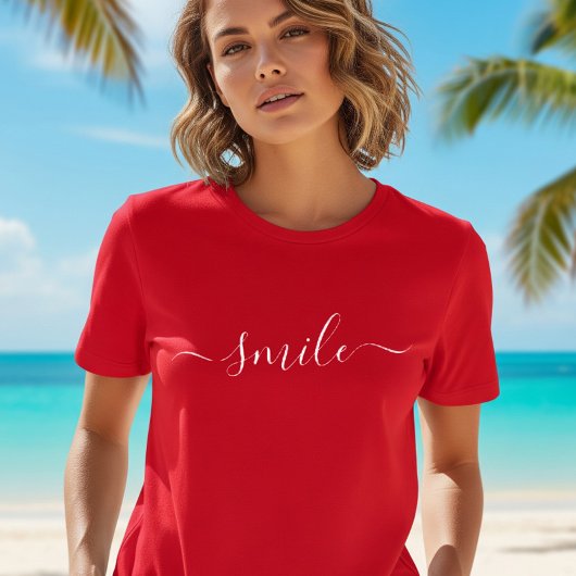 T-shirt with motivational phrase