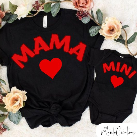 T-shirt with phrase MAMA, Mother's Day