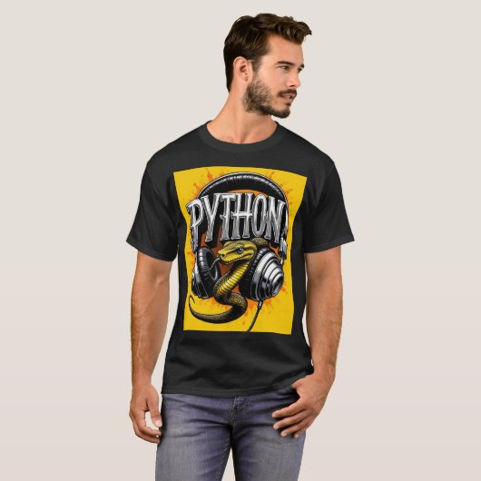 T-shirt with snake (Devant entier)