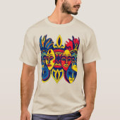 T-SHIRT with two Boomers (little dogs) and text (Devant)