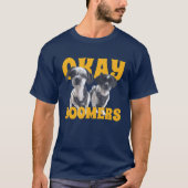 T-SHIRT with two Boomers (little dogs) and text (Voorkant)