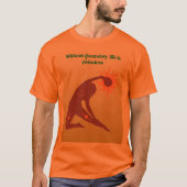 T-shirt Without Geometry, Life Is Pointless – Math Pun wit (Devant)