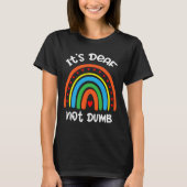T-shirt Without Hearing - Deaf - Unable To Hear - Deaf Awa (Devant)