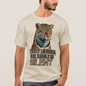 T-shirt Without Leopards. The Jungel is Silent (Devant)