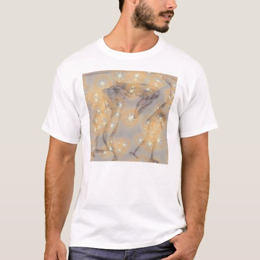 T-shirt witte ovult van de buste (Voorkant)