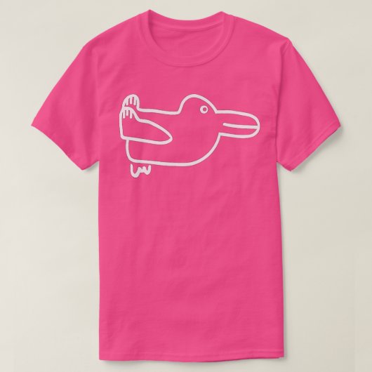 T-shirt Wittgenstein Rabbit Duck Optical Illusion Philosop (Design devant)