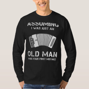 T-shirt Witty Accordion Slogan Tee : Votre Première Erreur