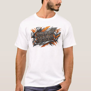 T-shirt Witty Orange ENTRAÎNEZ-VOUS Fort