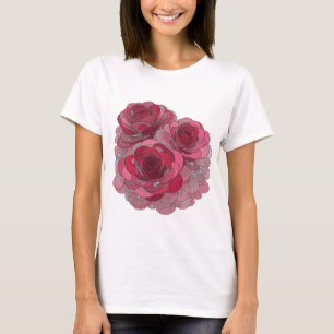 T-shirt Witty Silver TROIS ROSES Poussent du CŒUR