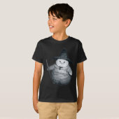 T-shirt Wizard Kitten Meme Chonk Witch Cat Meme Stud Brain (Devant entier)