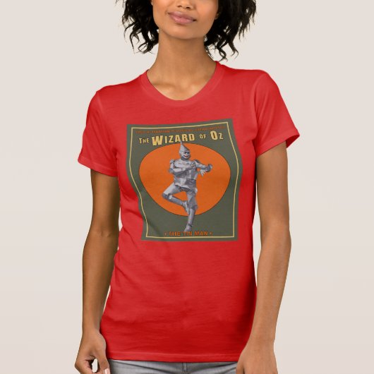 T-shirt Wizard of Oz Tin Man Poster (Devant)