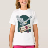 T-shirt Wizard Owl Mail Hogwarts (Devant)