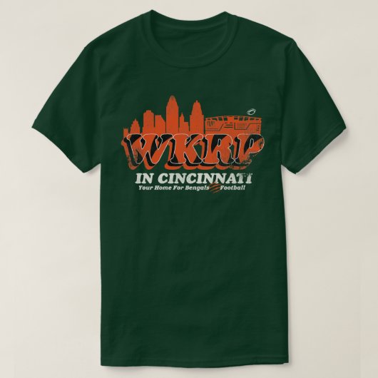T-shirt WKRP à Cincinnati Votre maison pour (Design devant)
