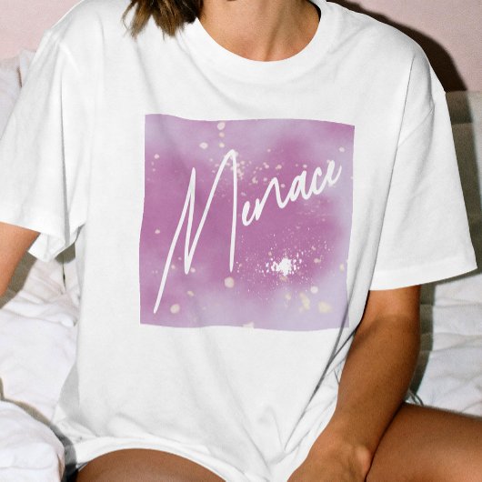 T-shirt WLW Lavender Menace Lesbian Subtle Sapphic