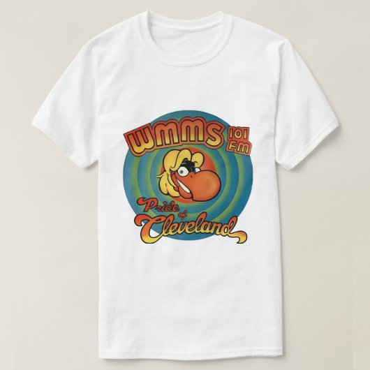 T-shirt wmms fm cleveland (Design devant)