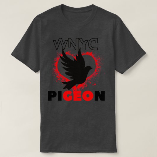 T-shirt Wnyc Pigeon Edition 1 (Design devant)