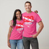 T-shirt Wo 200E Plongée Diver Drapeau Drapeau Plongée (Unisexe)