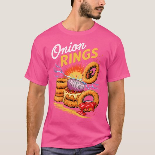 T-shirt Wo 90S Onion Rings Snack (Devant)