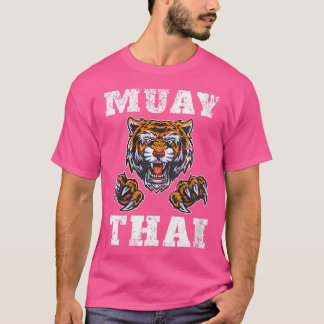 T-shirt Wo Arts Martiaux Thai Boxing Tiger Muay Thai