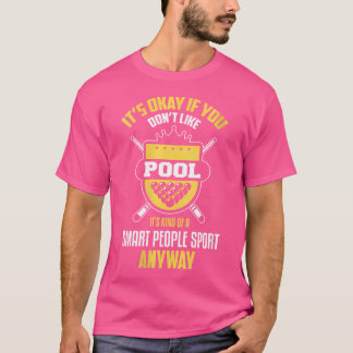 T-shirt Wo Billiards Drôle Sport Billard Joueur Pla