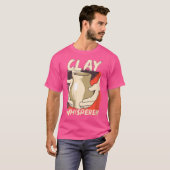 T-shirt Wo Clay Whisperer Funny Pottery Ceramic Artist Pot (Devant entier)