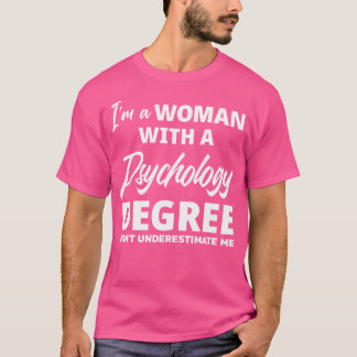 T-shirt Wo Drôle Psychologie Diplôme Psychologue