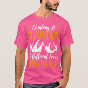T-shirt Wo Escalade Montagneuse Pour Les Alpinistes