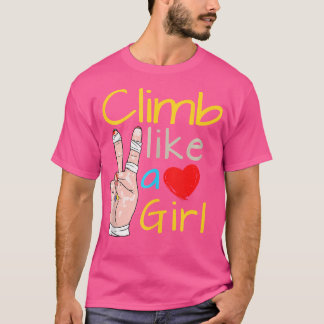 T-shirt Wo et les filles en escalade