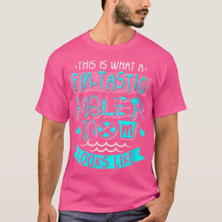 T-shirt Wo Fintastic Angler Maman Mère Pêche Poisson Fishe